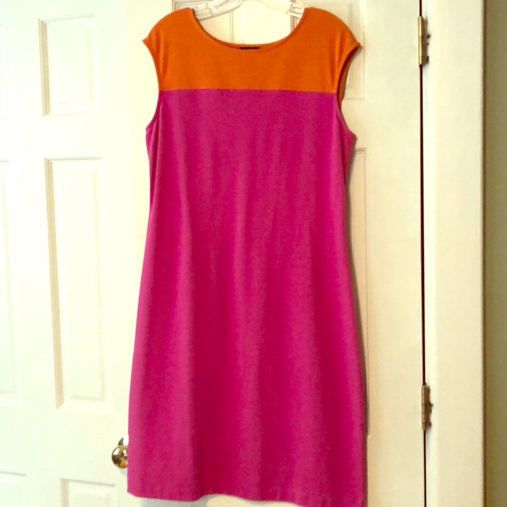 Talbots cap sleeve shift dress (size 10)